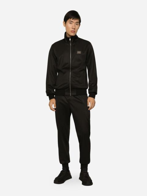 Dolce & Gabbana Technical jersey jogging pants with tag