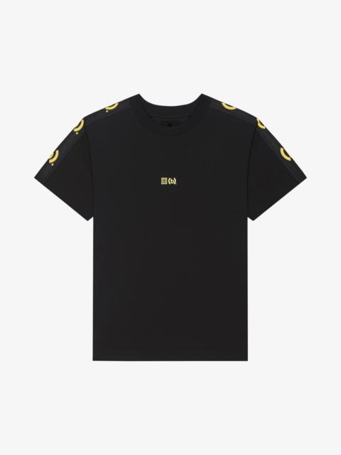 Givenchy CLASSIC-FIT T-SHIRT IN JERSEY WITH (B). PRINTED GIVENCHY BANDS