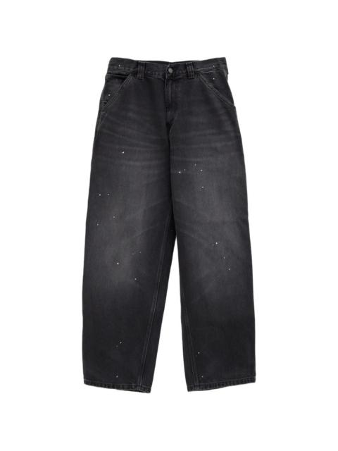 Carhartt WIP OG Single Knee paint-splatter carpenter jeans