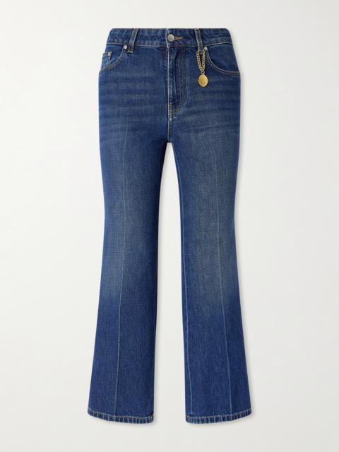 Stella McCartney Mid-rise Cropped Flared Jeans