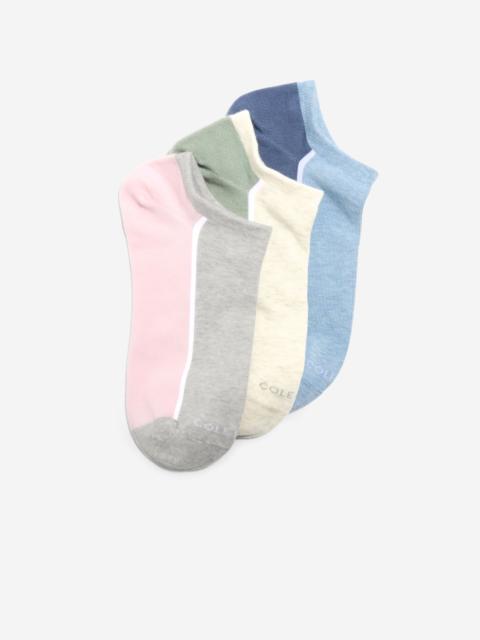 COLE HAAN Women's 3-Pair Women's Flat Knit Low Cut Socks