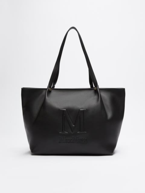 Max Mara SHOP Leather shopper bag