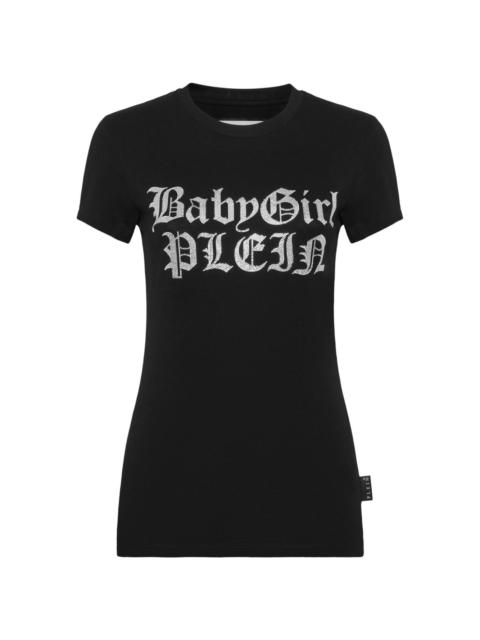 PHILIPP PLEIN lettering cotton T-shirt