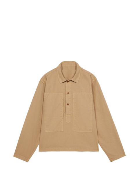 FORTELA Fuego square-pocket overshirt