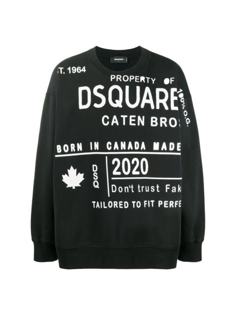 printed sweatshirt