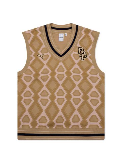 PUMA X DAPPER DAN KNITTED VEST - GINGER ROOT