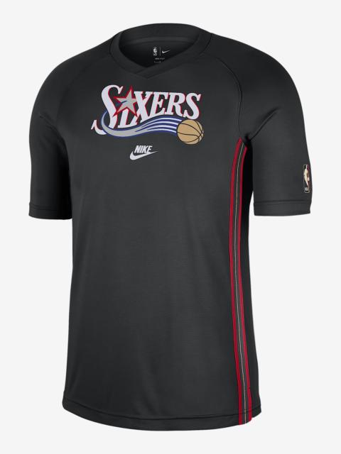 Nike Philadelphia 76ers 2025/26 Hardwood Classics Men's Nike NBA Dri-FIT Short-Sleeve Top