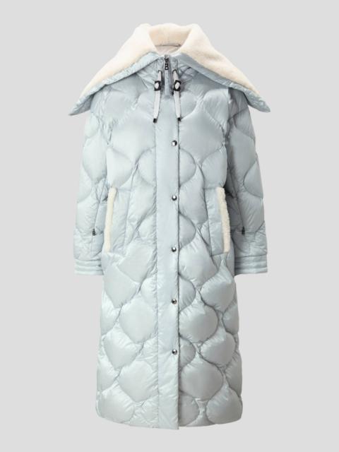 BOGNER VALLY LAMBSKIN DOWN COAT IN ICE BLUE