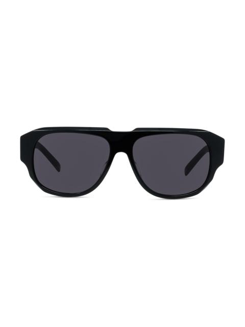 Givenchy Men's GV Day 55MM Rectangular Sunglasses - Black