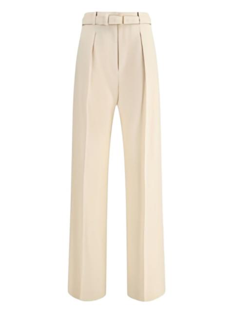 Loro Piana Edward belted trousers
