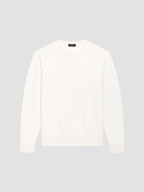Theory Men's Riland Crewneck Sweater - Oat Milk