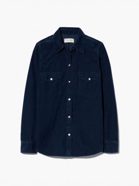 NILI LOTAN TRAVIS CORDUROY SHIRT