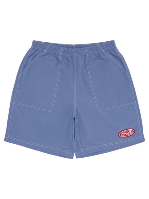 Supreme Supreme Baggy Denim Short 'Washed Indigo' | REVERSIBLE