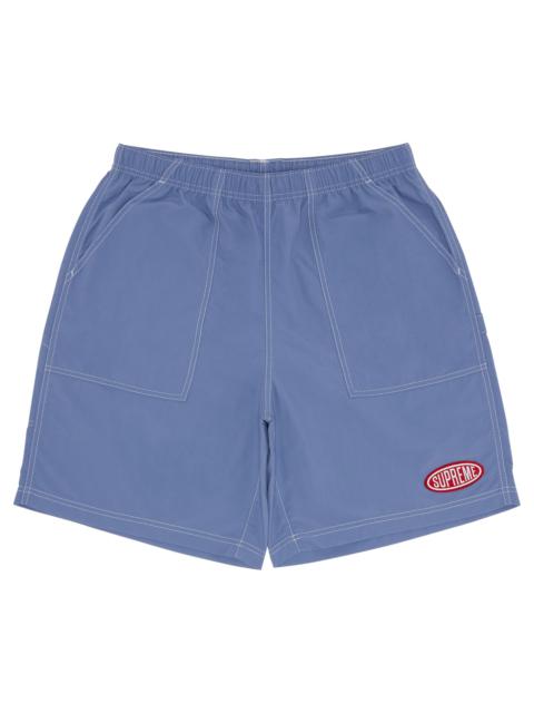 Supreme Nylon Painter Short 'Light Slate'