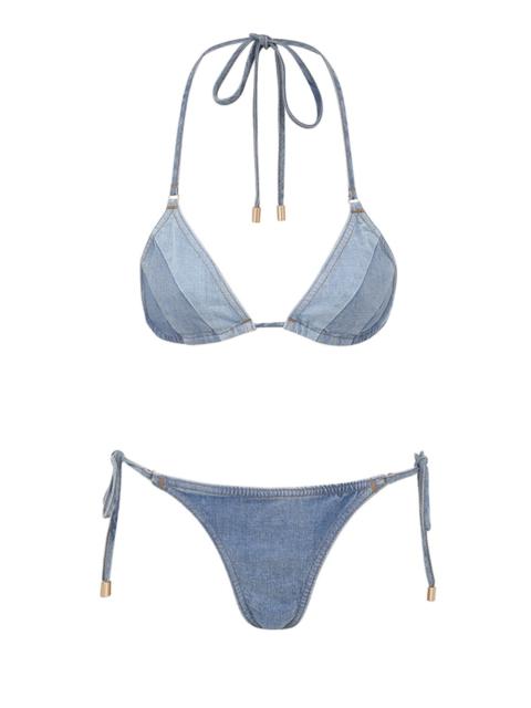 Zimmermann TALLOW DENIM BIKINI