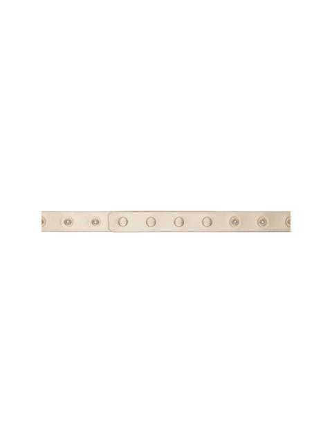 Rick Owens Gold Hollywood Snap Belt