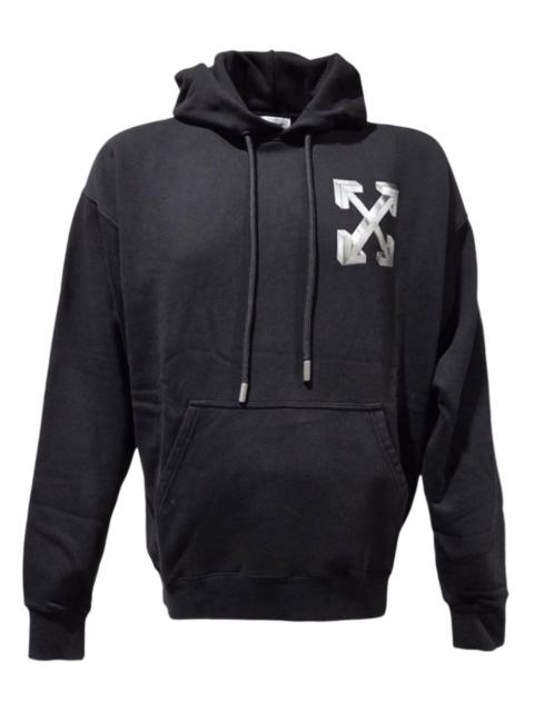 logo-print cotton hoodie
