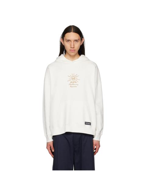 Universal Works White Flower Mountain Edition Hoodie