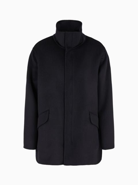 GIORGIO ARMANI Pea coat in double cashmere cloth