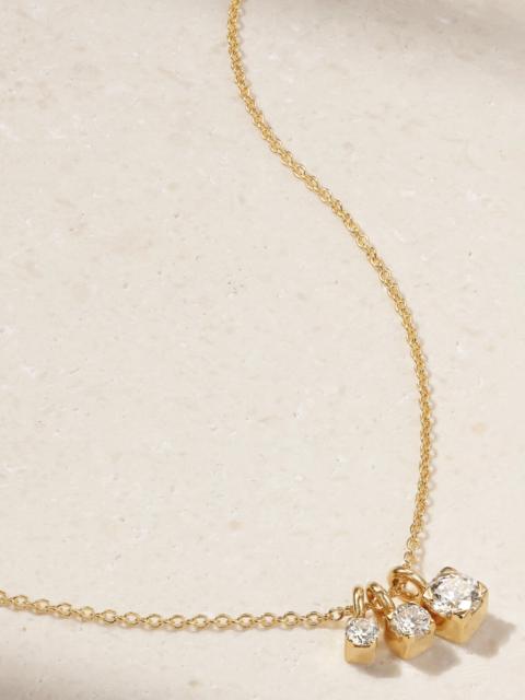 SOPHIE BILLE BRAHE Glaçon 18-karat Recycled Gold Diamond Necklace