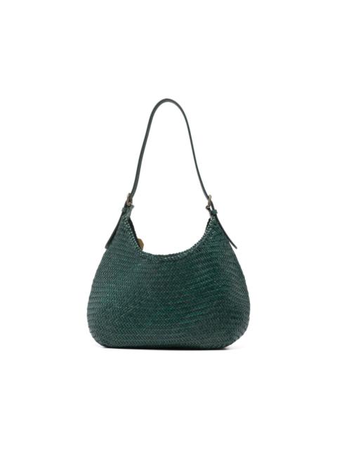 DRAGON DIFFUSION Luna Mezza woven top-handle tote bag