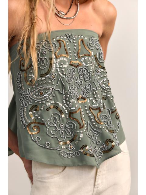 FREE PEOPLE Julia Embellished Tube Top