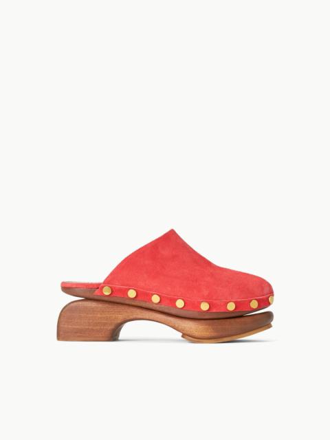 STAUD RHODES CLOG RED ROSE