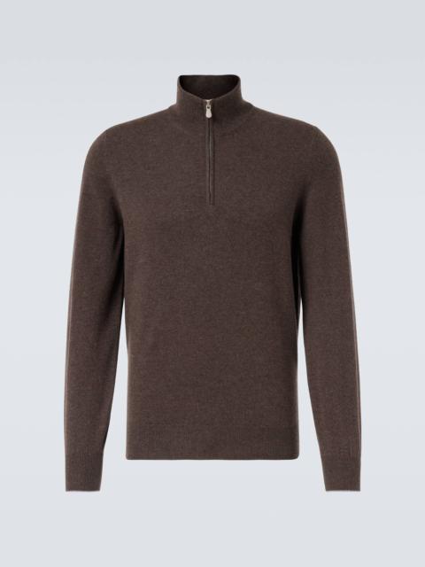 Brunello Cucinelli Cashmere half-zip sweater