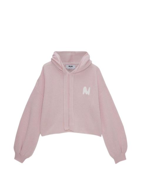 MSGM logo-embellishment sweater