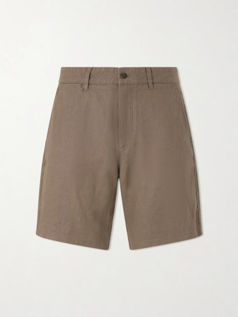 NN07 Aden 1454 Straight-Leg Linen Shorts