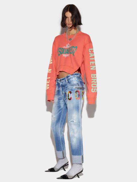 ICON LIGHT WASH COOL GIRL CROPPED JEANS