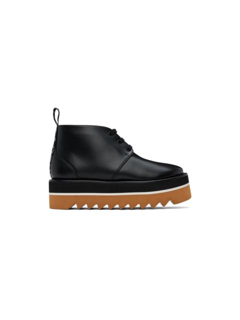 Stella McCartney Black Sneak-Elyse Platform Loafers