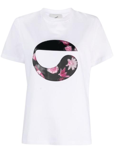 COPERNI floral logo-patch T-shirt