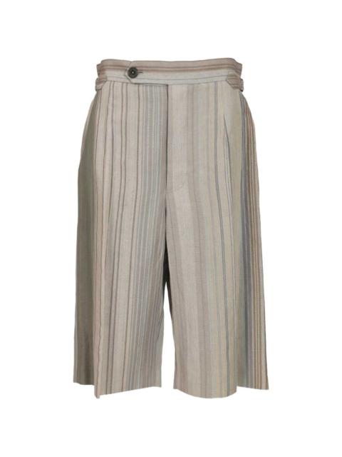 Vivienne Westwood striped buckle shorts