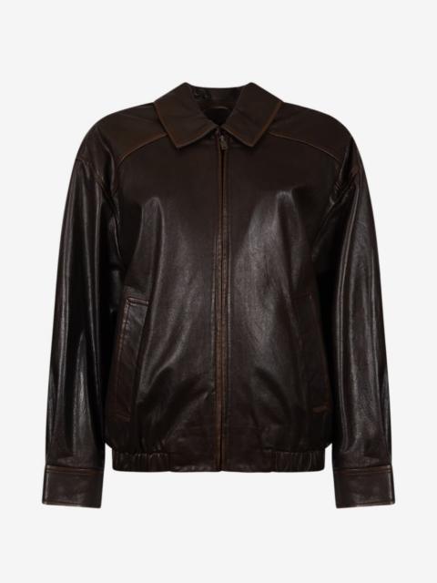 WEEKEND Max Mara zip-up leather jacket