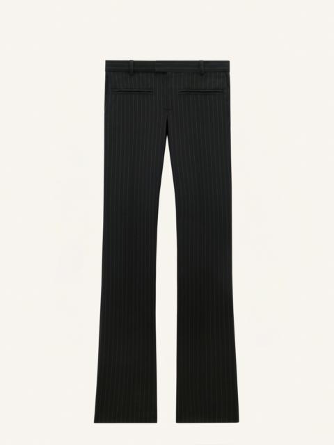 courrèges HERITAGE PINSTRIPES BOOTCUT PANTS