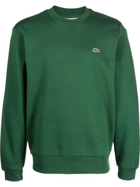 LACOSTE logo-appliqué Knit sweatshirt