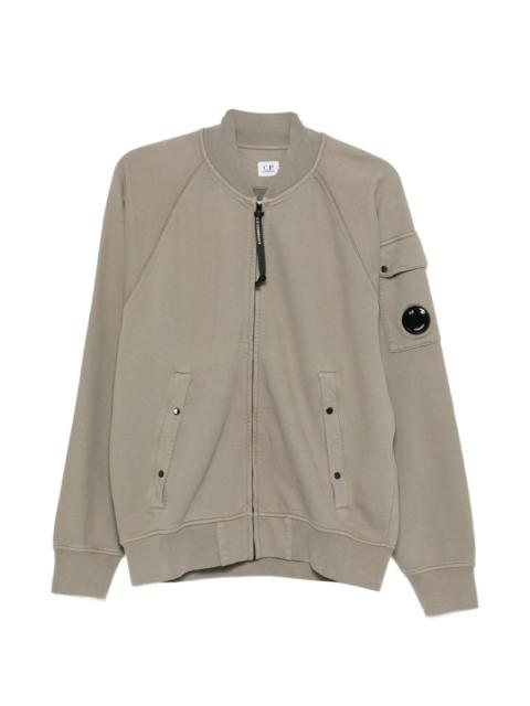 C.P. Company patch-pocket zip-fastening sweatshirt