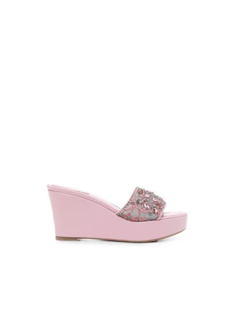 RENE CAOVILLA 100mm Christy crystal-embellished sandals
