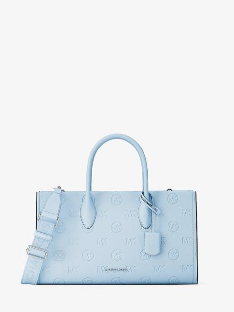 MICHAEL KORS Mirella Medium Logo Debossed Satchel