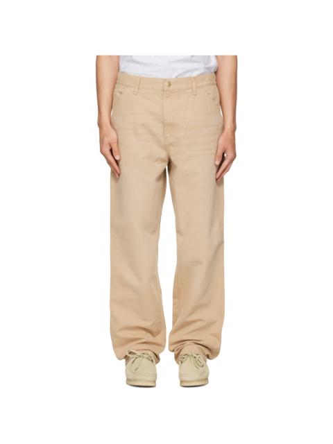 Carhartt WIP Beige Single Knee Trousers