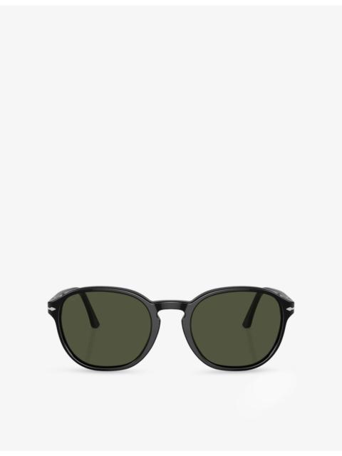 Persol PO3343S Pillow-Frame Acetate Sunglasses