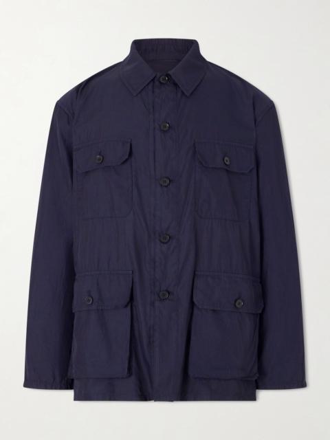 KAPTAIN SUNSHINE Safari Cotton and Silk-Blend Overshirt