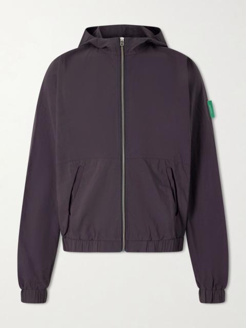 District Vision Taslan Logo-Appliquéd Nylon Jacket Gray