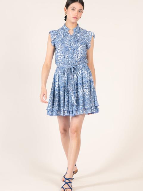 Mini Dress Callie - Blue Aquaflora