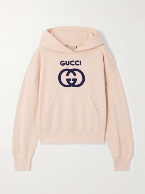 GUCCI 코튼 jersey 스웨터 자수
