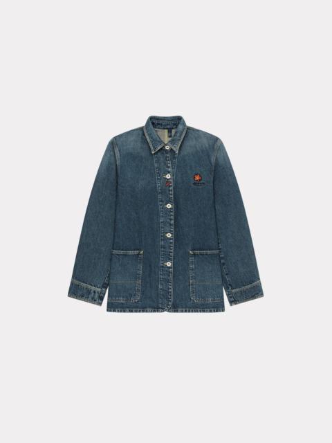 BOKE FLOWER' crest denim workwear jacket