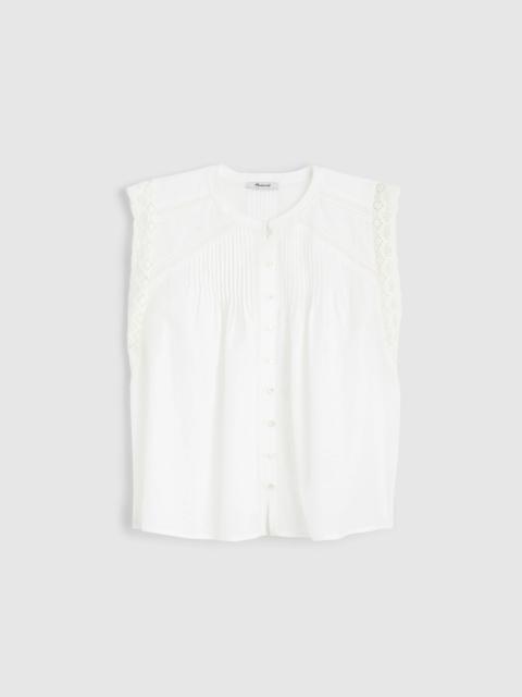 Madewell Lace-Trim Sleeveless Top