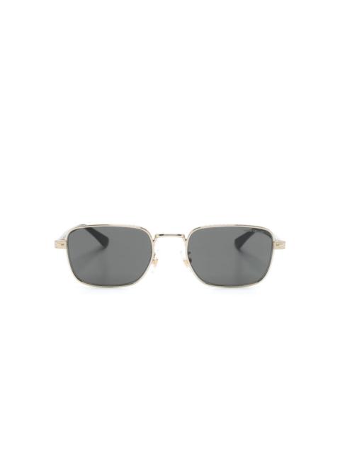 Montblanc 0339 rectangle-frame sunglasses