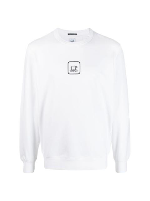 logo-print knit sweatshirt